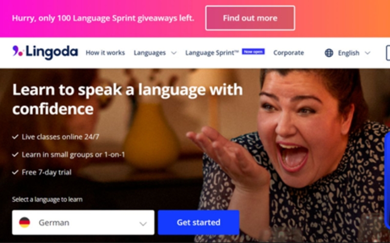 web học tiếng đức Lingoda