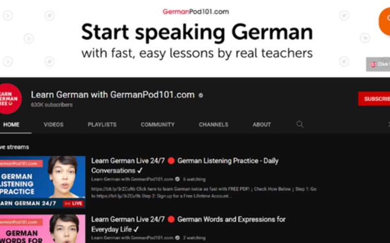 web học tiếng đức GermanPod101