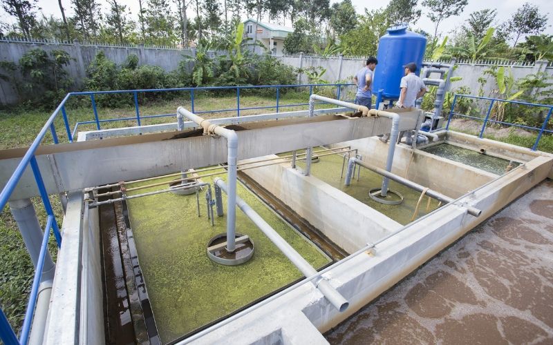 Hệ thống phụ trách xử lý nước thải sinh hoạt